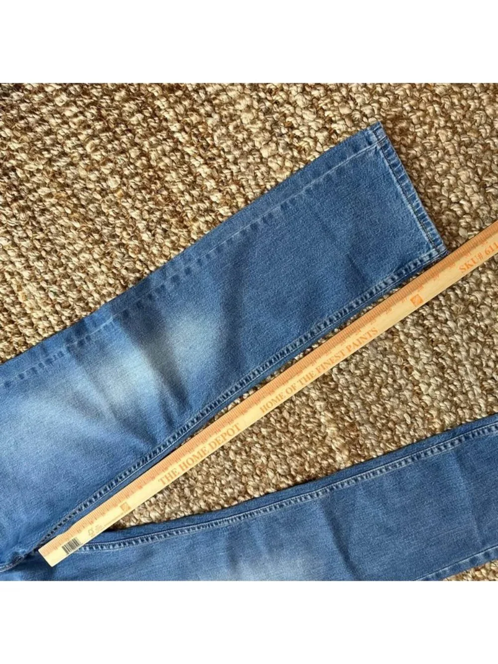 New Levi's 505 Regular Fit Straight Leg Blue Denim Jeans Mens W34 L32
